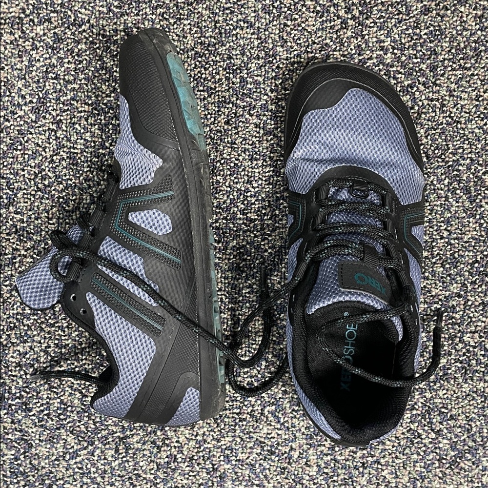 Xero Mesa Barefoot Minimalist Trail Running Shoes Women’s  7.5 Blue Black